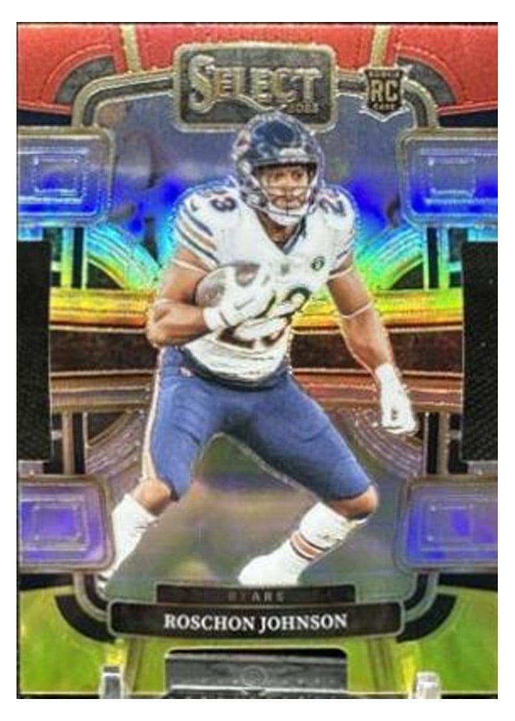 2023 Panini Select Base Set Roschon Johnson #19 card