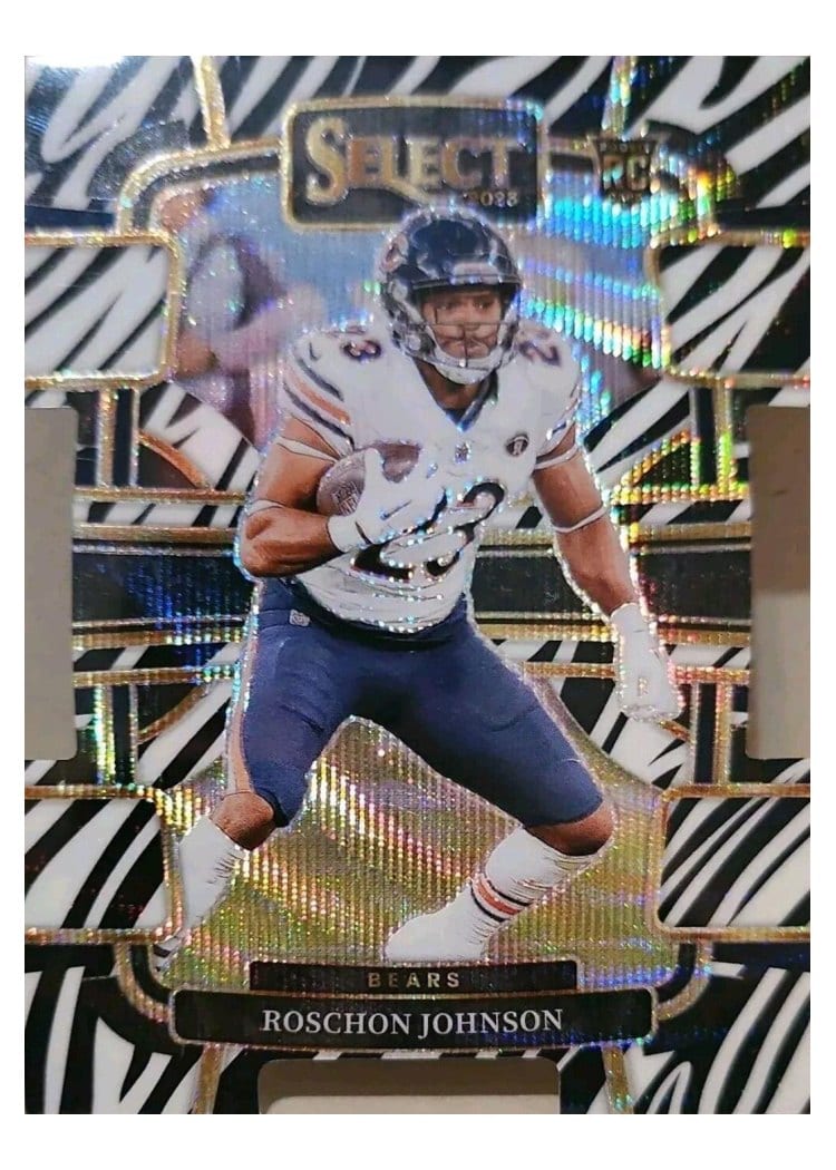 2023 Panini Select Base Set Roschon Johnson #19 card