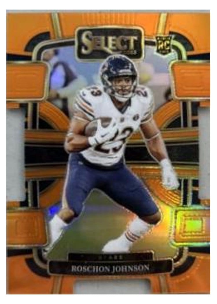 2023 Panini Select Base Set Roschon Johnson #19 card