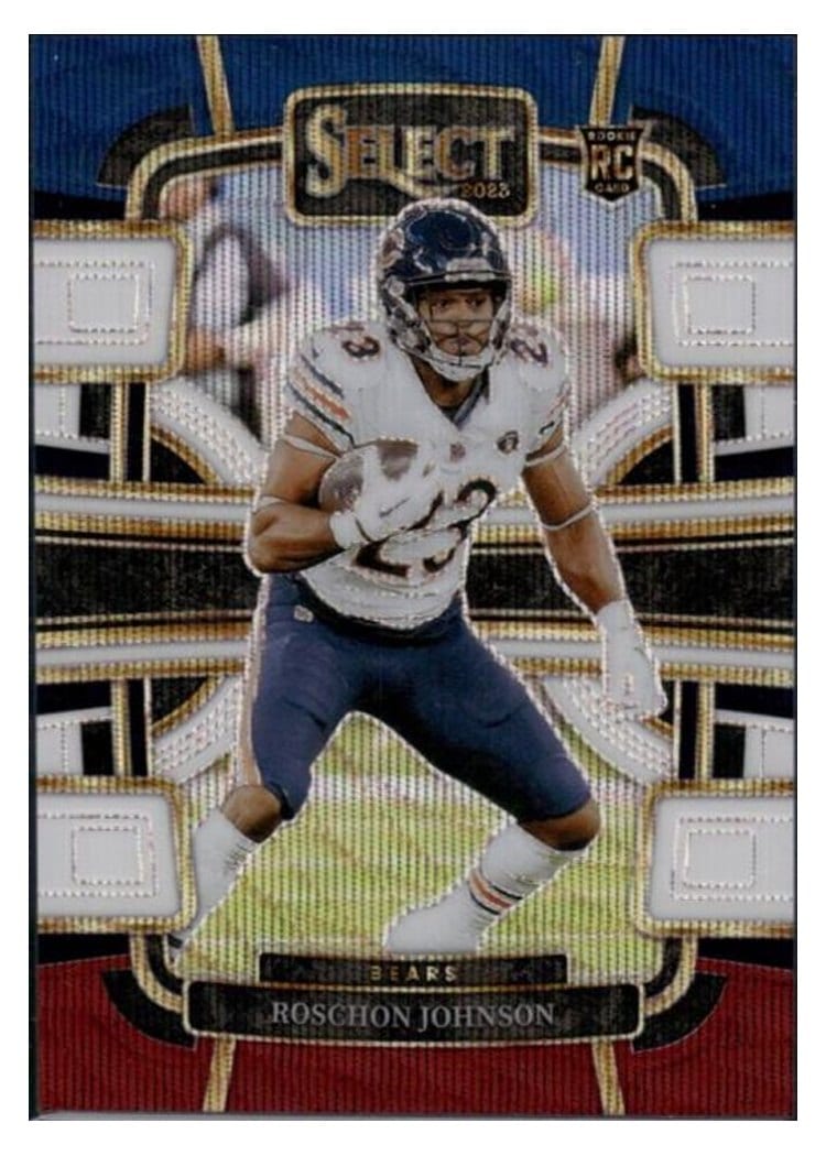 2023 Panini Select Base Set Roschon Johnson #19 card
