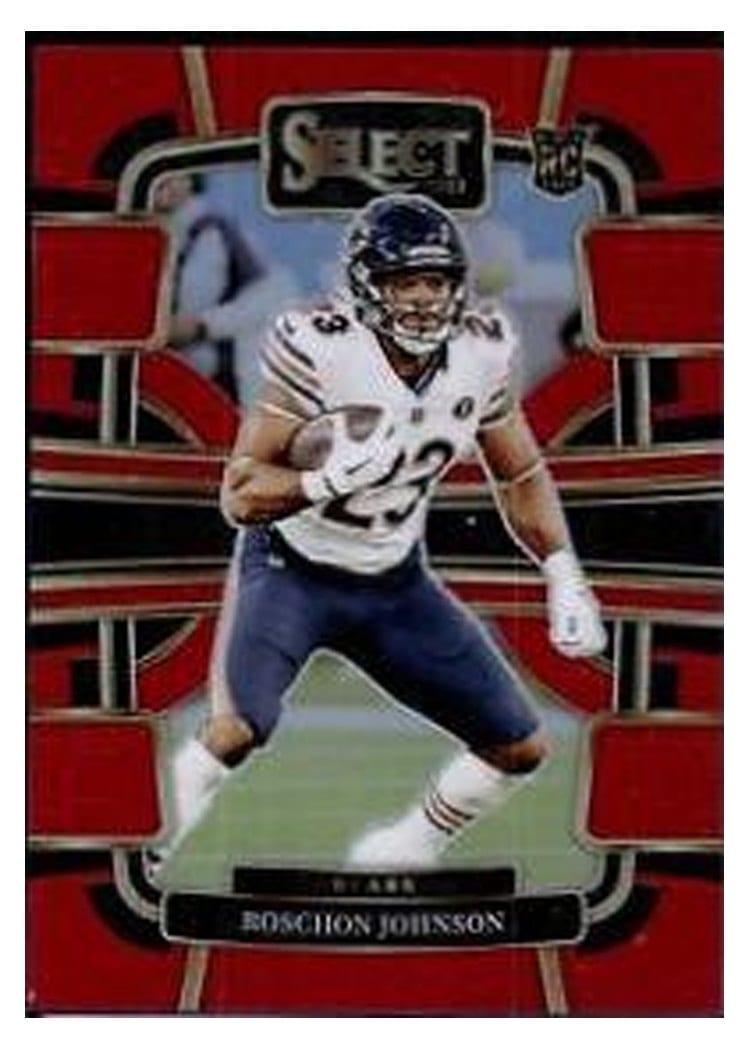 2023 Panini Select Base Set Roschon Johnson #19 card