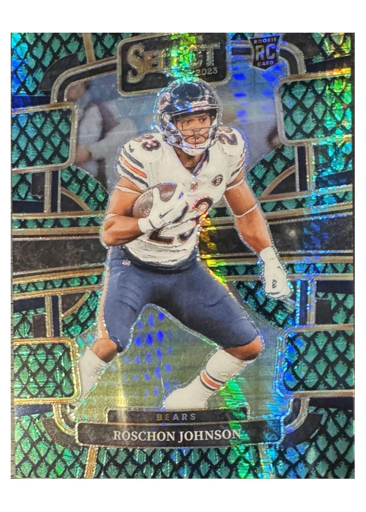 2023 Panini Select Base Set Roschon Johnson #19 card