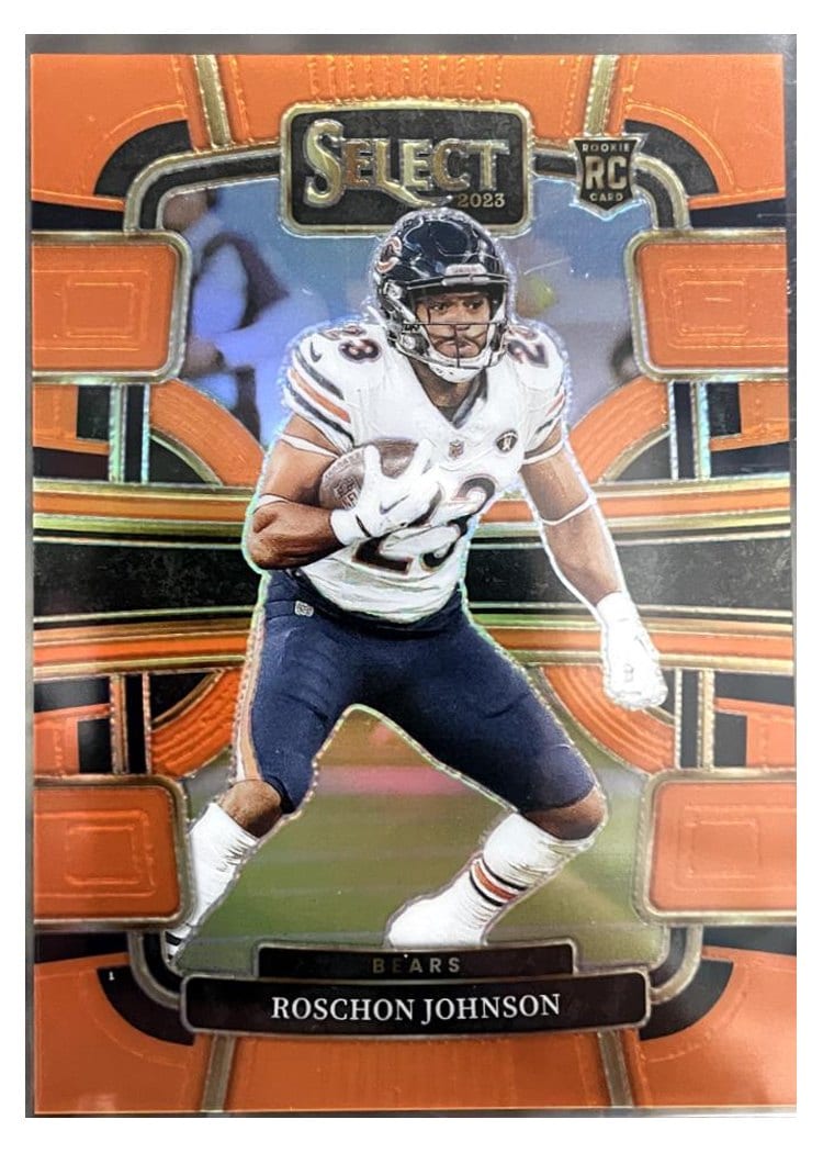 2023 Panini Select Base Set Roschon Johnson #19 card