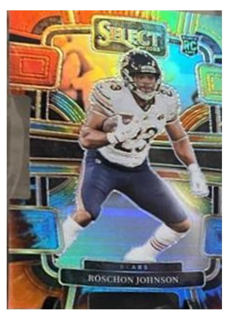 2023 Panini Select Base Set Roschon Johnson #19 card