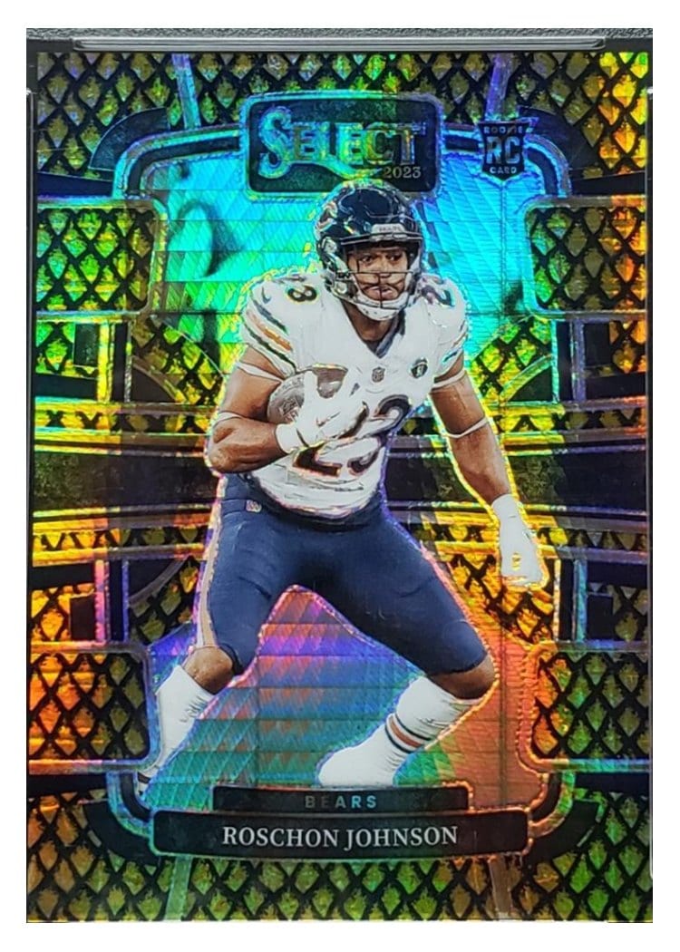 2023 Panini Select Base Set Roschon Johnson #19 card