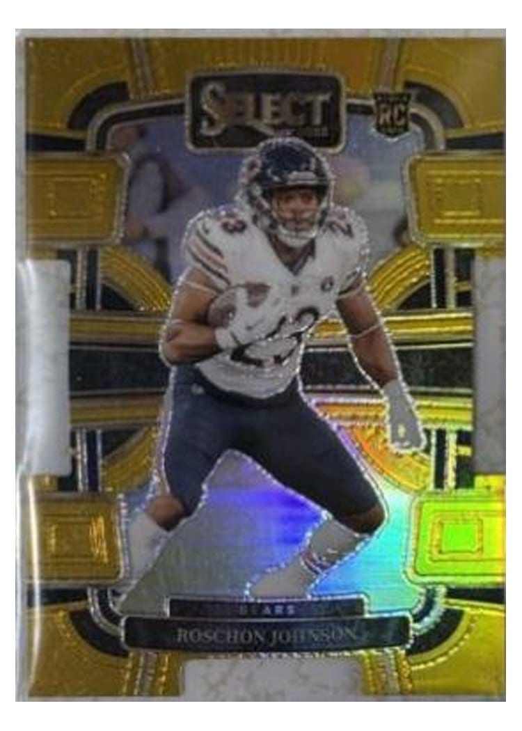 2023 Panini Select Base Set Roschon Johnson #19 card