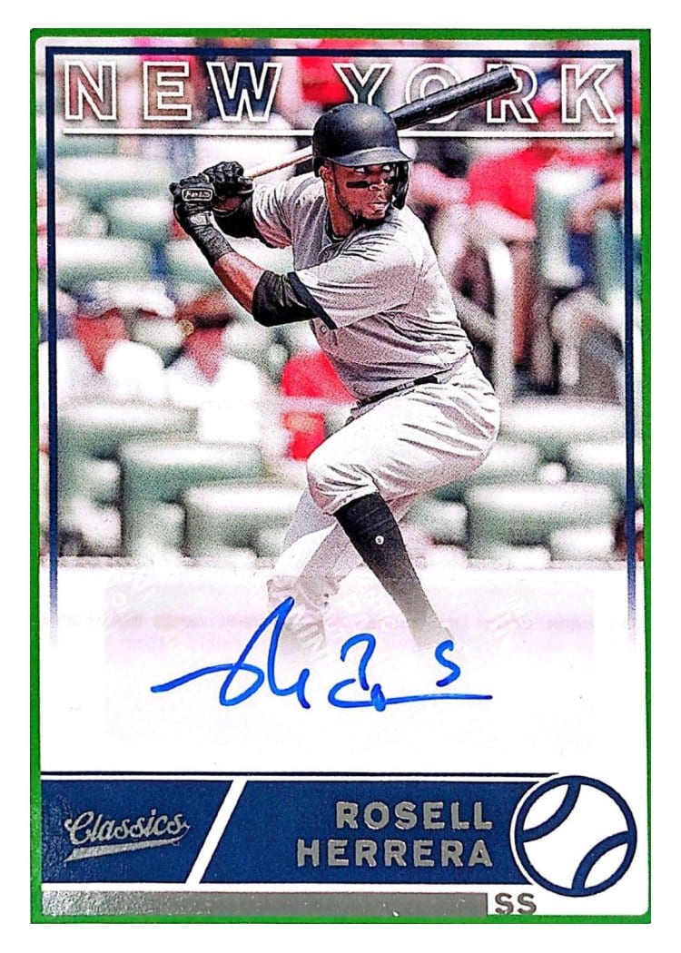 2020 Panini Chronicles Classics Autographs Rosell Herrera #CA-RH card