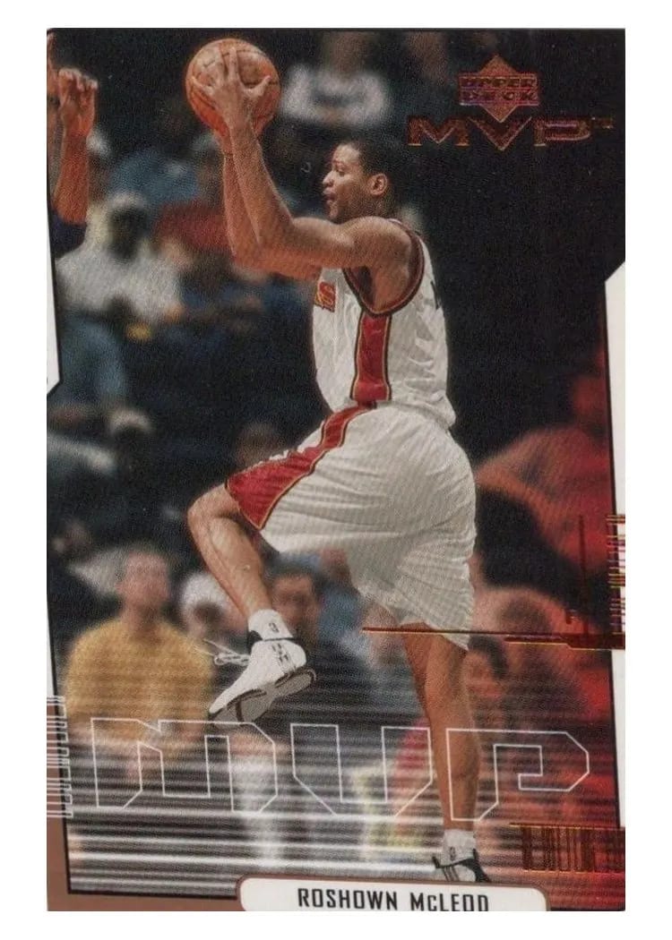 2000 Upper Deck MVP Roshown McLeod #5 card