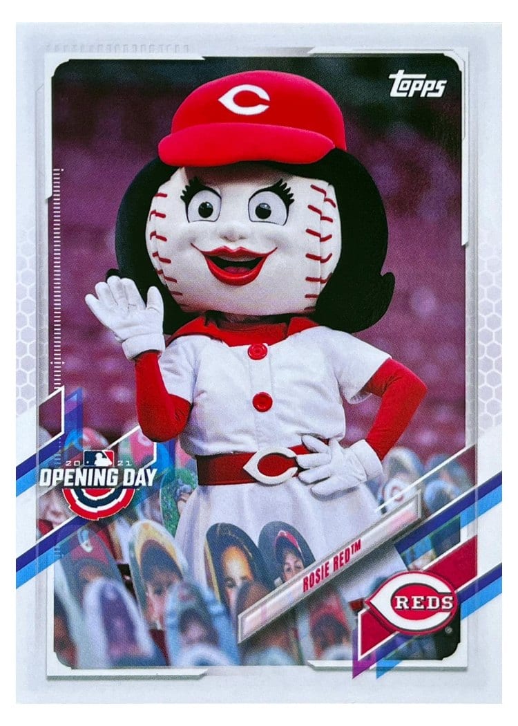 2021 Topps Opening Day Mascots Rosie Red #M-10 card