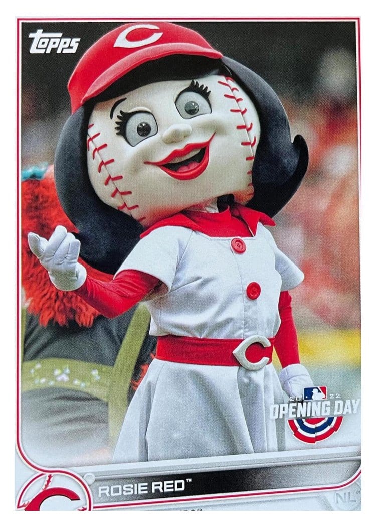 2022 Topps Opening Day Mascots Rosie Red #M-4 card