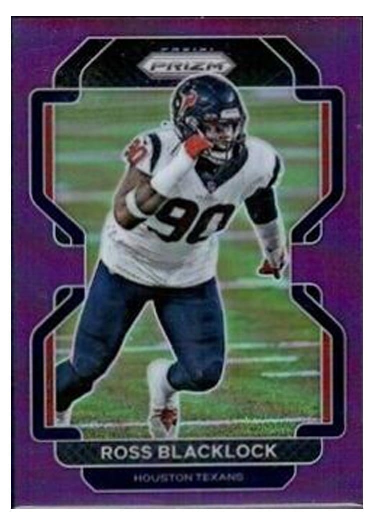 2021 Panini Prizm Base Set Ross Blacklock #40 card