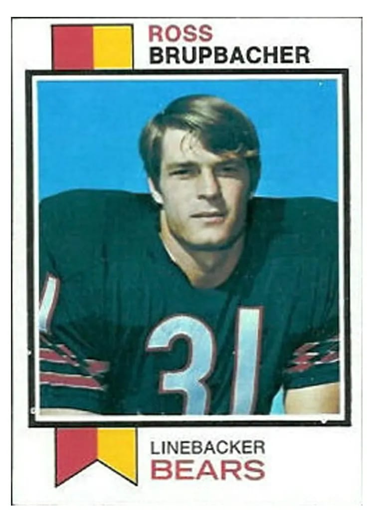 1973 Topps Ross Brupbacher #87 card