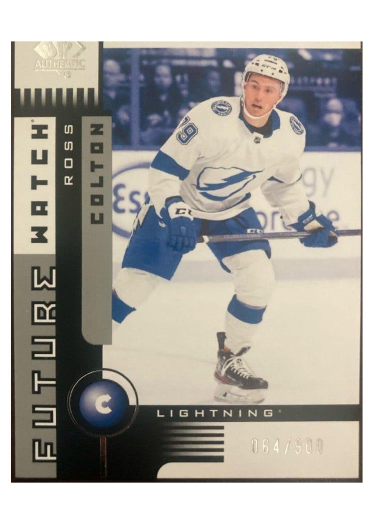 2021-22 SP Authentic 2001-02 Retro - Autographed Future Watch Ross Colton #01FW-RC card