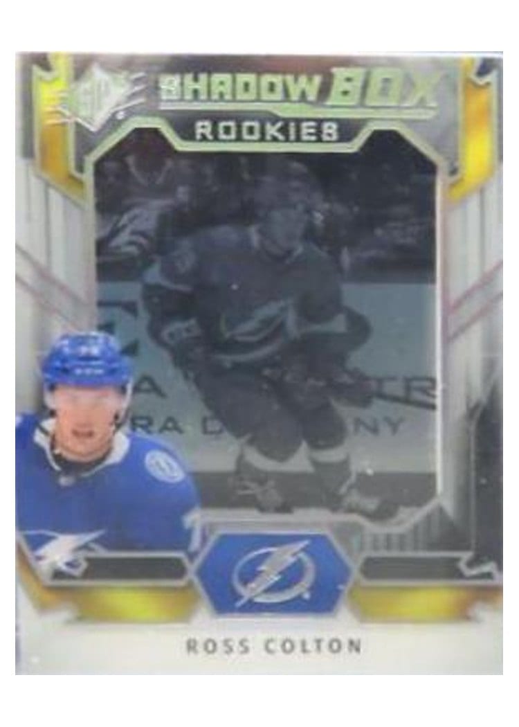 2021-22 Upper Deck The Cup Rookie Masterpiece Printing Plates - SPx Shadow Box Rookies Ross Colton #SB-12 card
