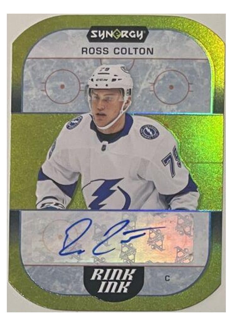 2022-23 Upper Deck Synergy Rink Ink Ross Colton #RI-RC card