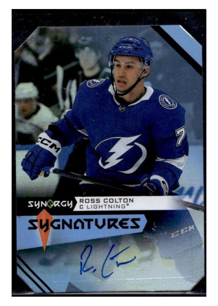 2024-25 Upper Deck Synergy Sygnatures Ross Colton #S-RC card
