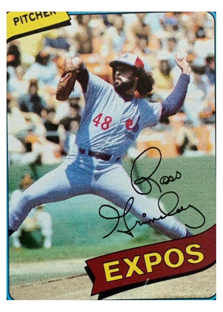 1980 Topps Ross Grimsley #375 card