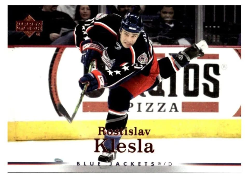 2007 Upper Deck Rostislav Klesla #22 card