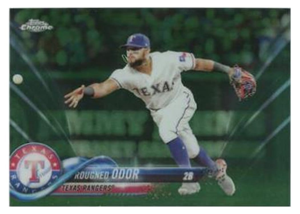 2018 Topps Chrome Base Set Rougned Odor #81 card