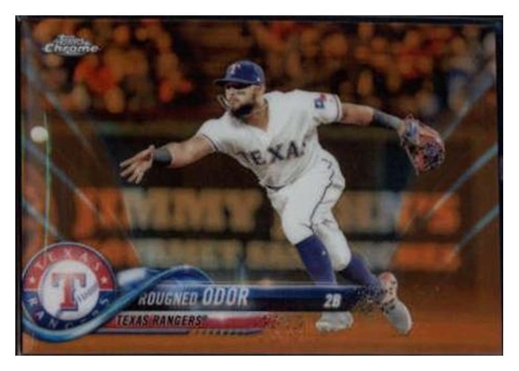 2018 Topps Chrome Base Set Rougned Odor #81 card