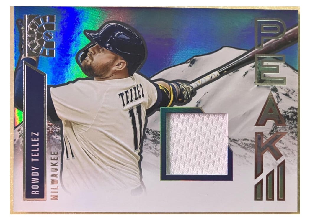 2022 Panini Capstone Peak Materials Rowdy Tellez #PM-RT card