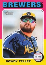 2024 Topps Heritage Base Set Rowdy Tellez #95 card