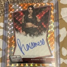 2026 Topps Chrome WWE Red Brand Autographs Roxanne Perez #RBA-ROX card