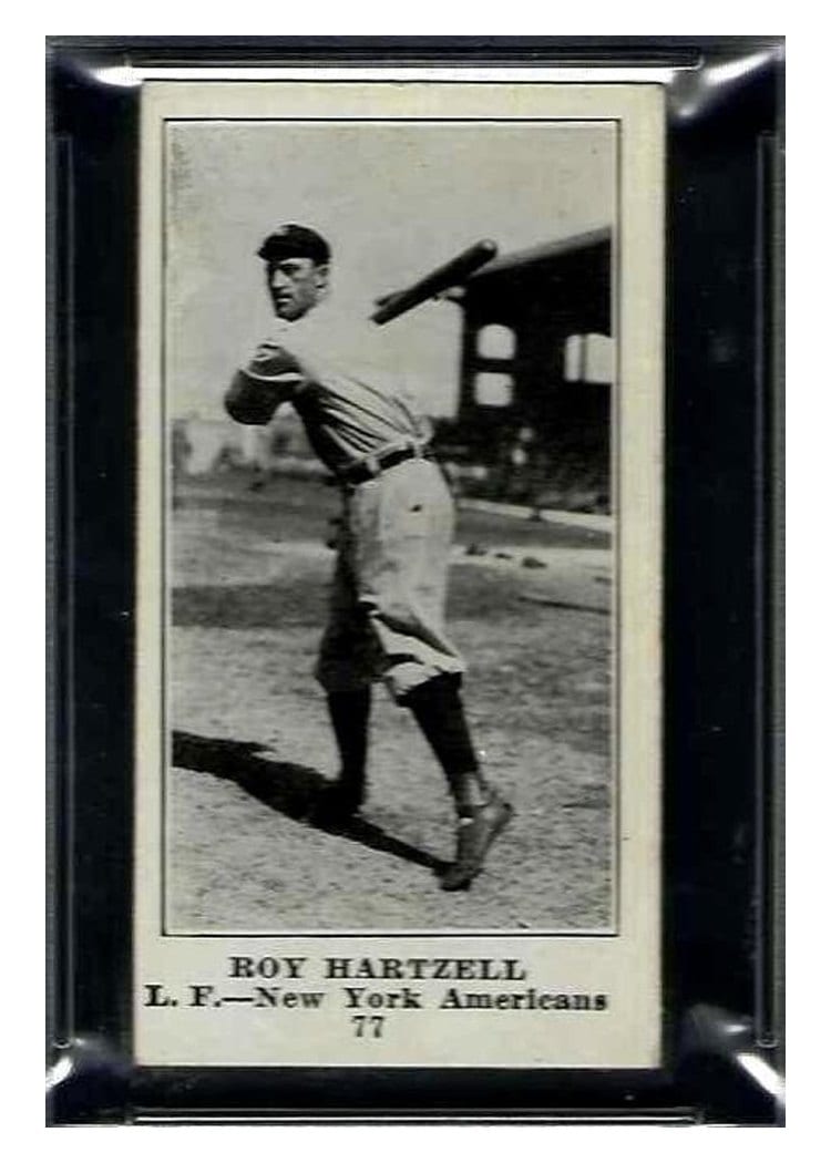 1916 M101 4 Sporting News Roy Hartzell #77 card
