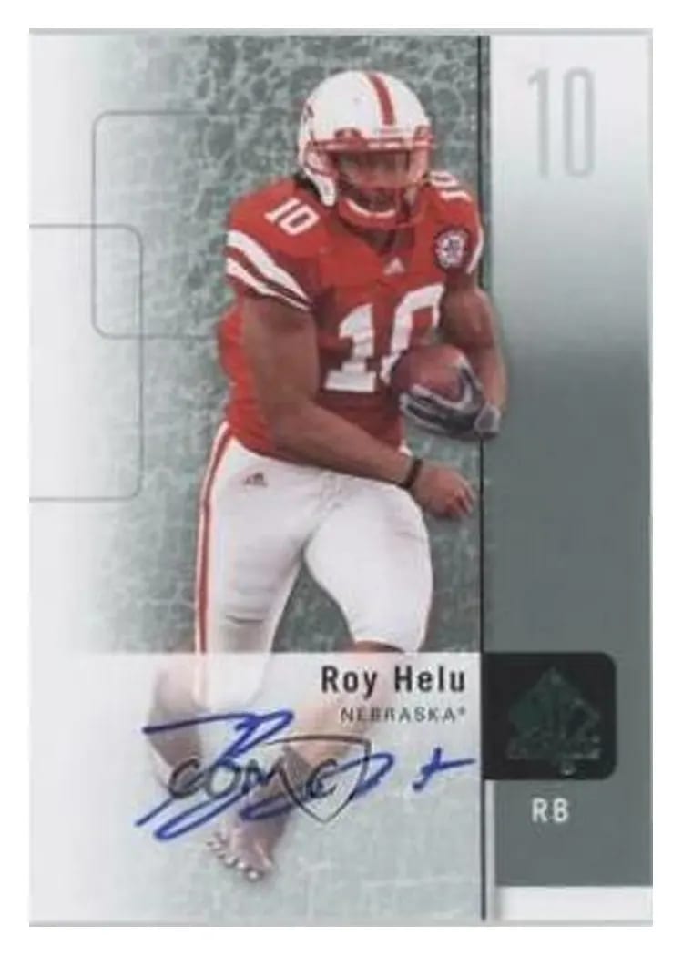 2011 SP Authentic Roy Helu Autograph #70 card