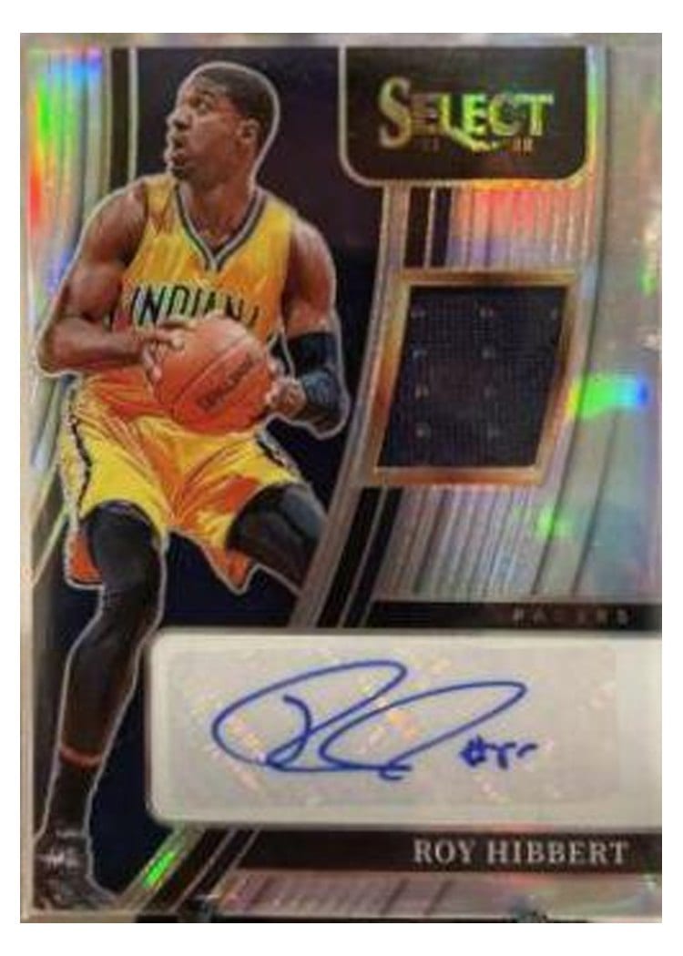 2021-22 Panini Select Autographed Memorabilia Roy Hibbert #AM-RHB card