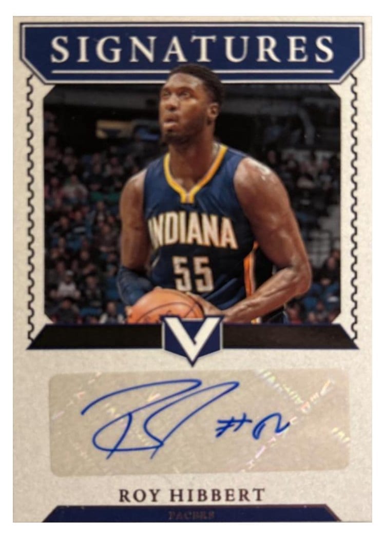 2022-23 Panini Chronicles Vertex Signatures Roy Hibbert #VS-ROY card
