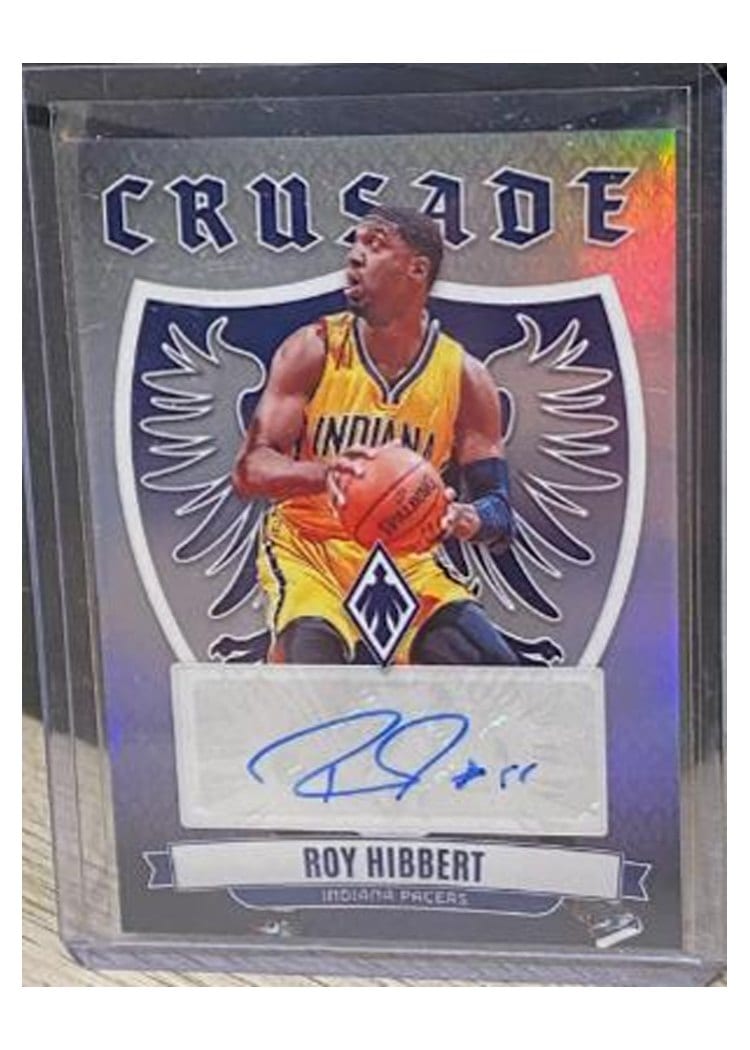 2023-24 Panini Phoenix Crusade Signatures Roy Hibbert #CS-HIB card