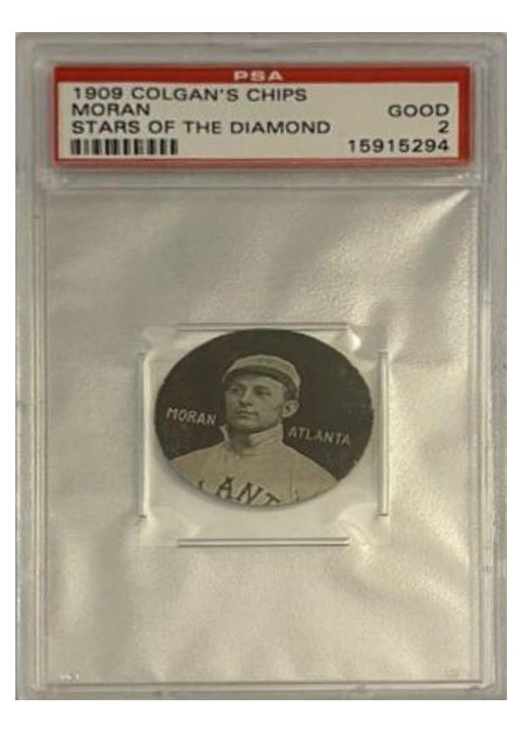 1909 Colgan's Chips Stars of the Diamond Roy Moran card