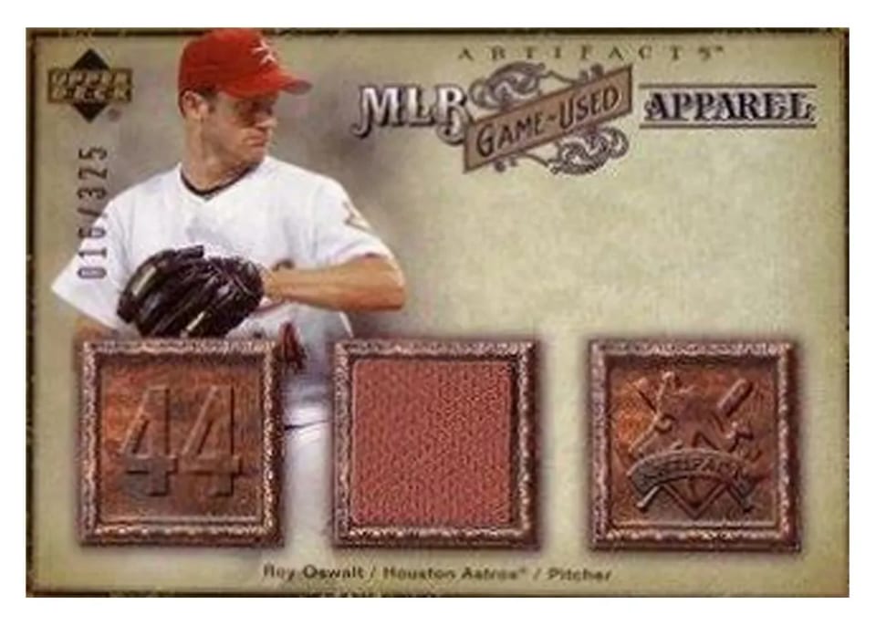 2006 Upper Deck Artifacts MLB Apparel Roy Oswalt #MLB-RO card