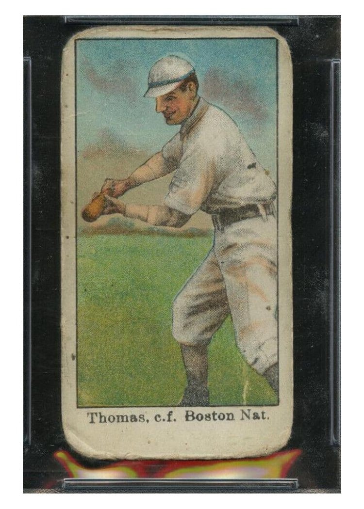 1909 E90-1 American Caramel Roy Thomas Boston card