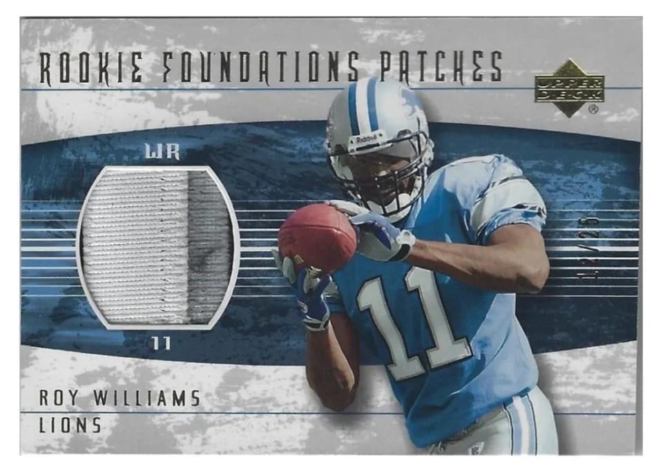2004 Upper Deck Foundations Roy Williams #243-P card