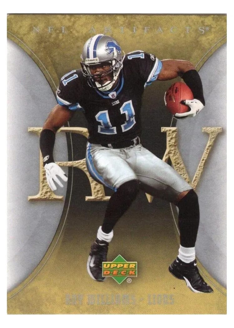 2007 Upper Deck Artifacts Roy Williams #36 card