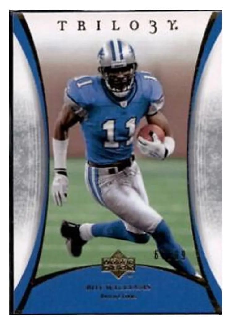 2007 Upper Deck Trilogy Roy Williams #33 card