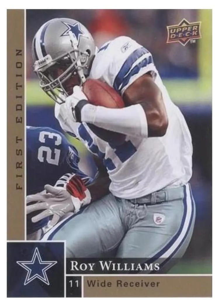 2009 Upper Deck First Edition Roy Williams #41 card