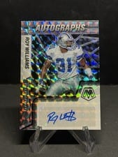 2022 Panini Mosaic Autographs Mosaic Roy Williams #AM-RW card