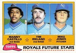 1981 Topps Base Set Royals Future Stars #66 card