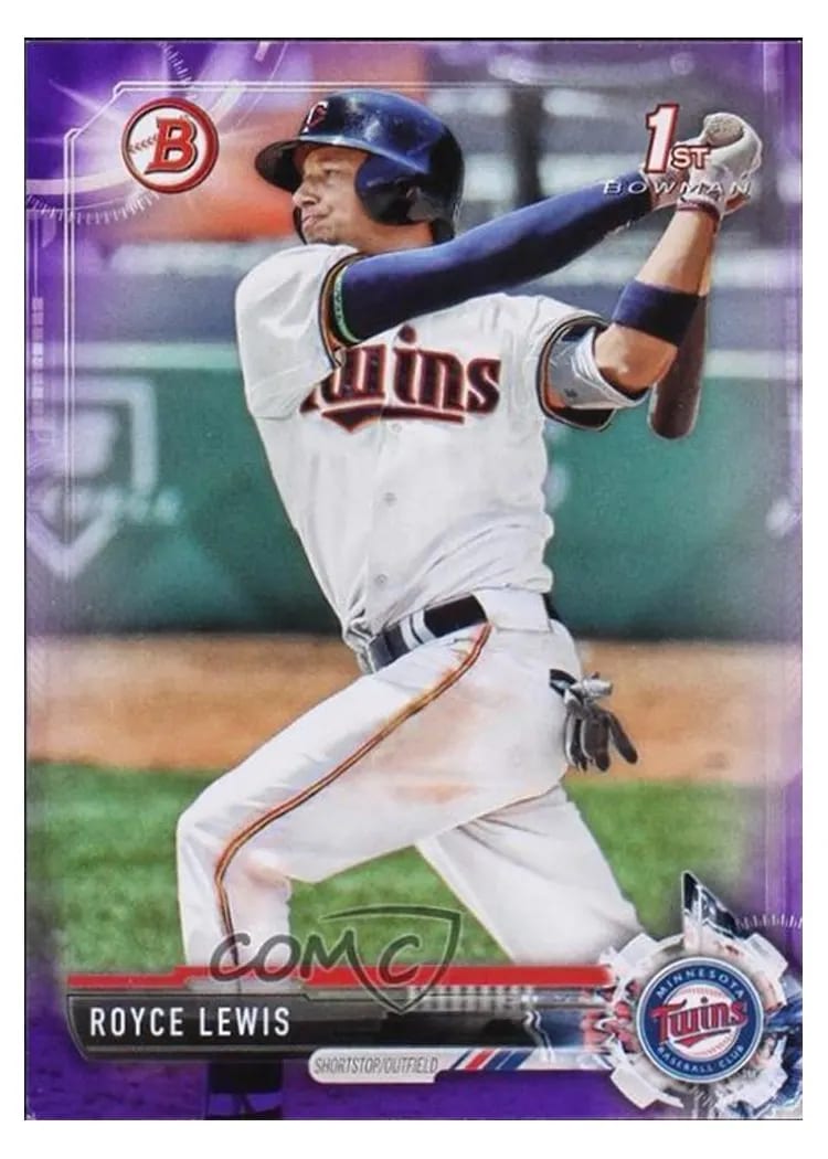 2017 Bowman Draft Base Set Royce Lewis #BD-1 card