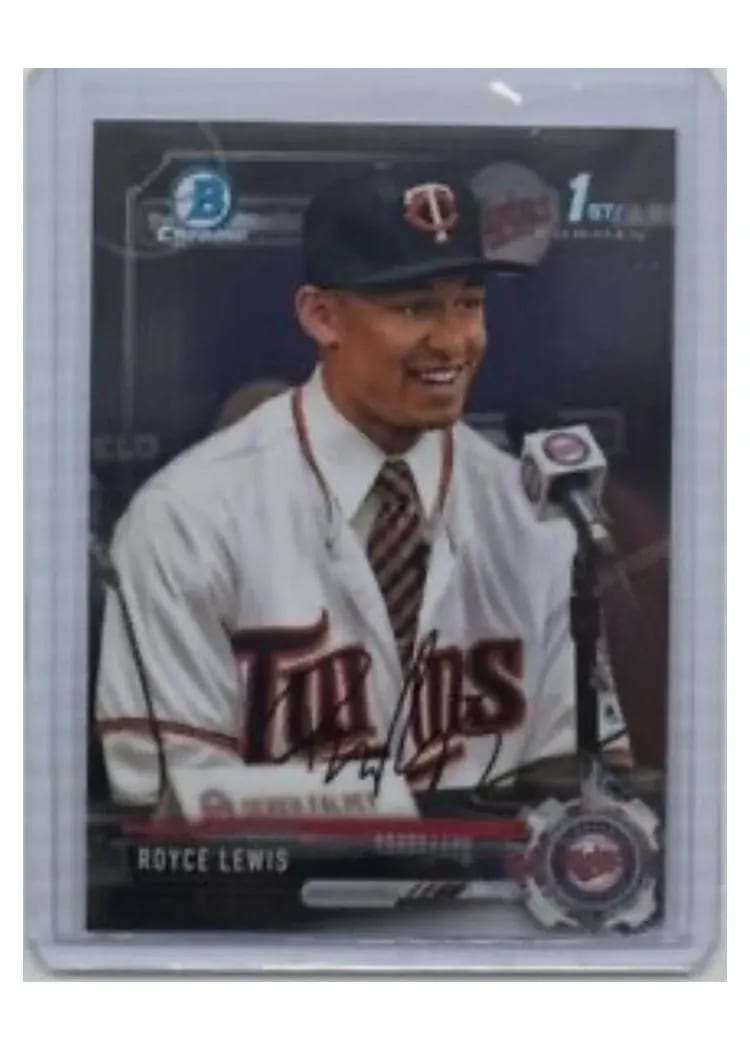 2017 Bowman Draft Chrome Royce Lewis #BDC1 card