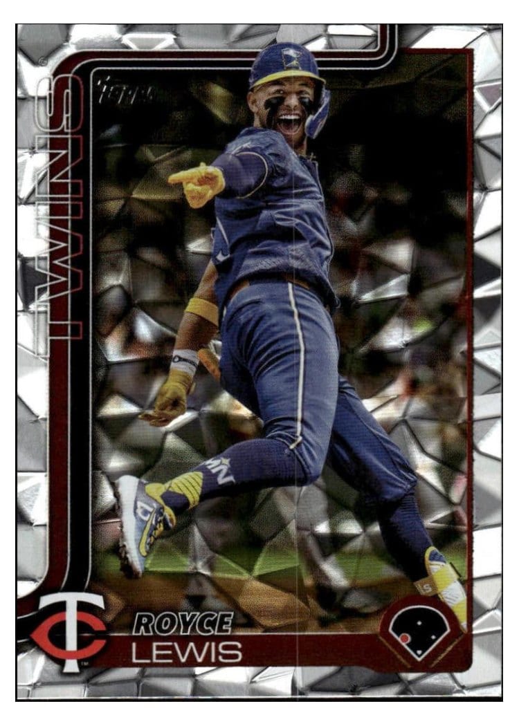 2025 Topps Base Set Royce Lewis Diamante Foil #59 card