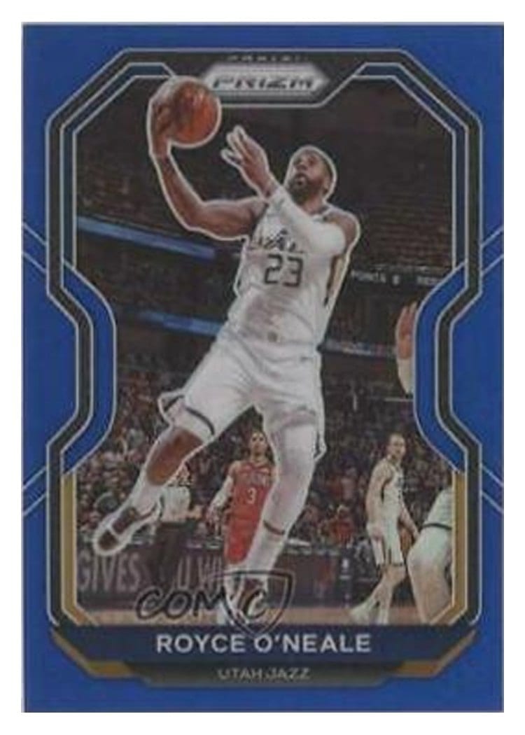 2020-21 Panini Prizm Base Set Royce O'Neale Blue Prizm #88 card