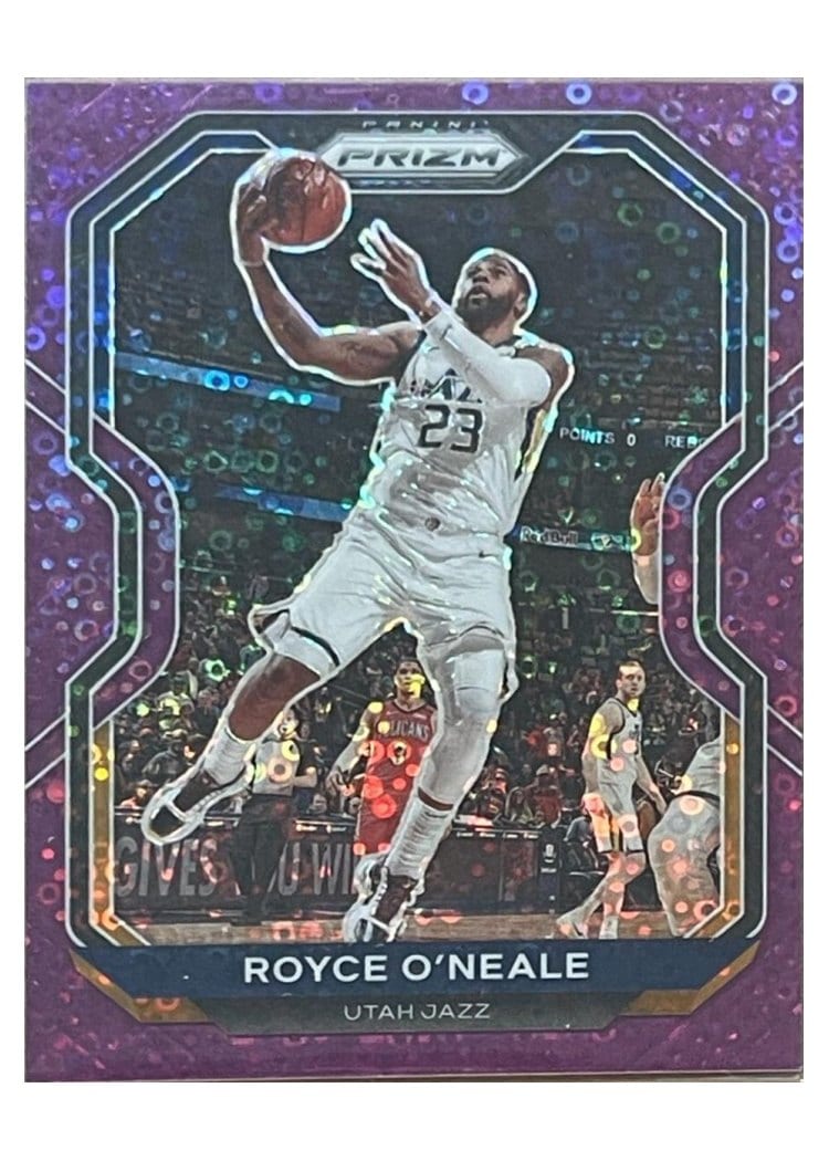2020-21 Panini Prizm Base Set Royce O'Neale Fast Break Purple Prizm #88