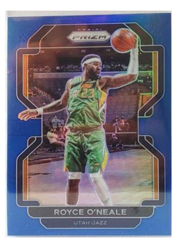 2021-22 Panini Prizm Base Set Royce O'Neale Blue Prizm #50 card