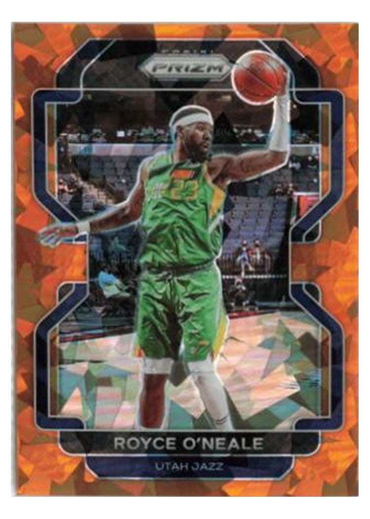 2021-22 Panini Prizm Base Set Royce O'Neale Orange Ice Prizm #50 card