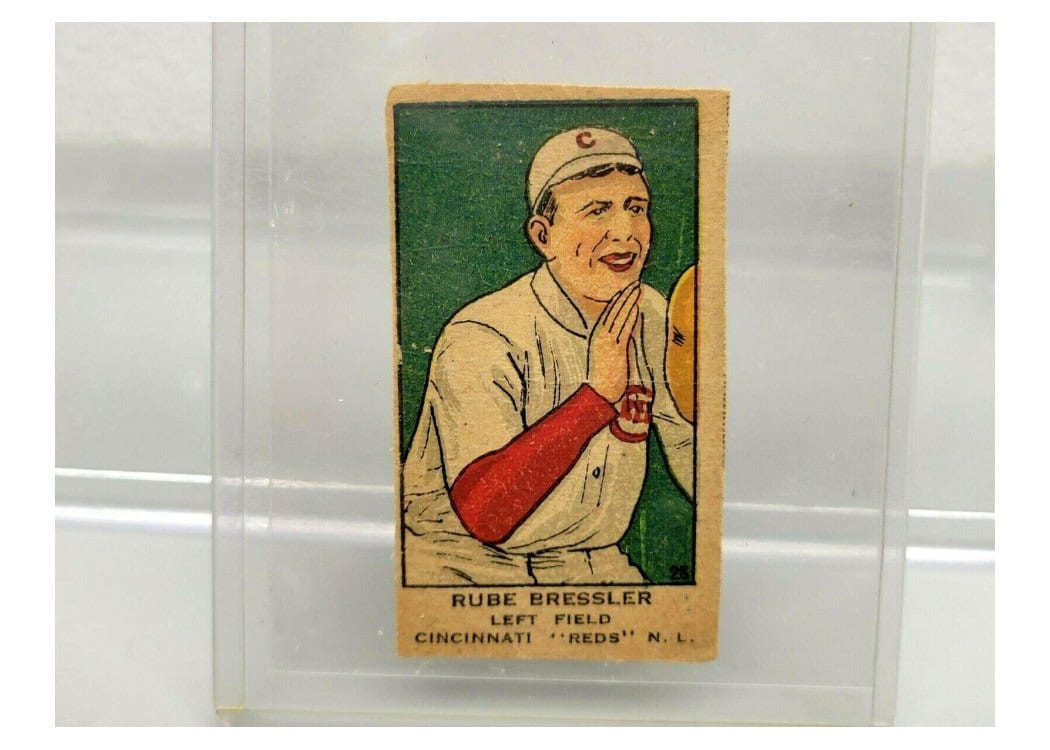 1919 W514 Rube Bressler #28 card