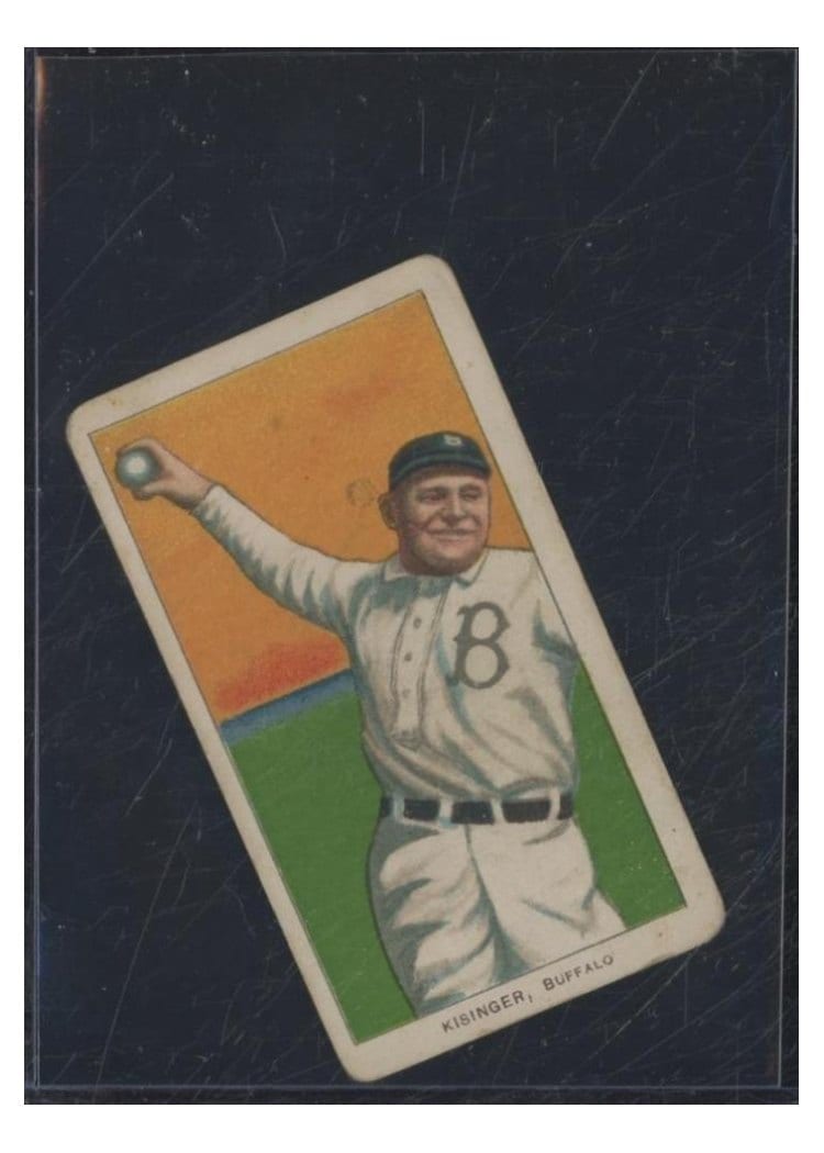 1909 T206 Tolstoi Rube Kisinger card
